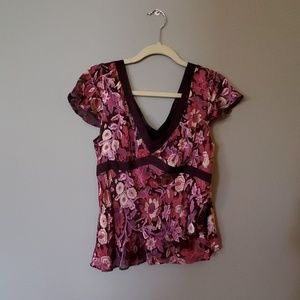Ann Taylor Loft Short Sleeve Blouse